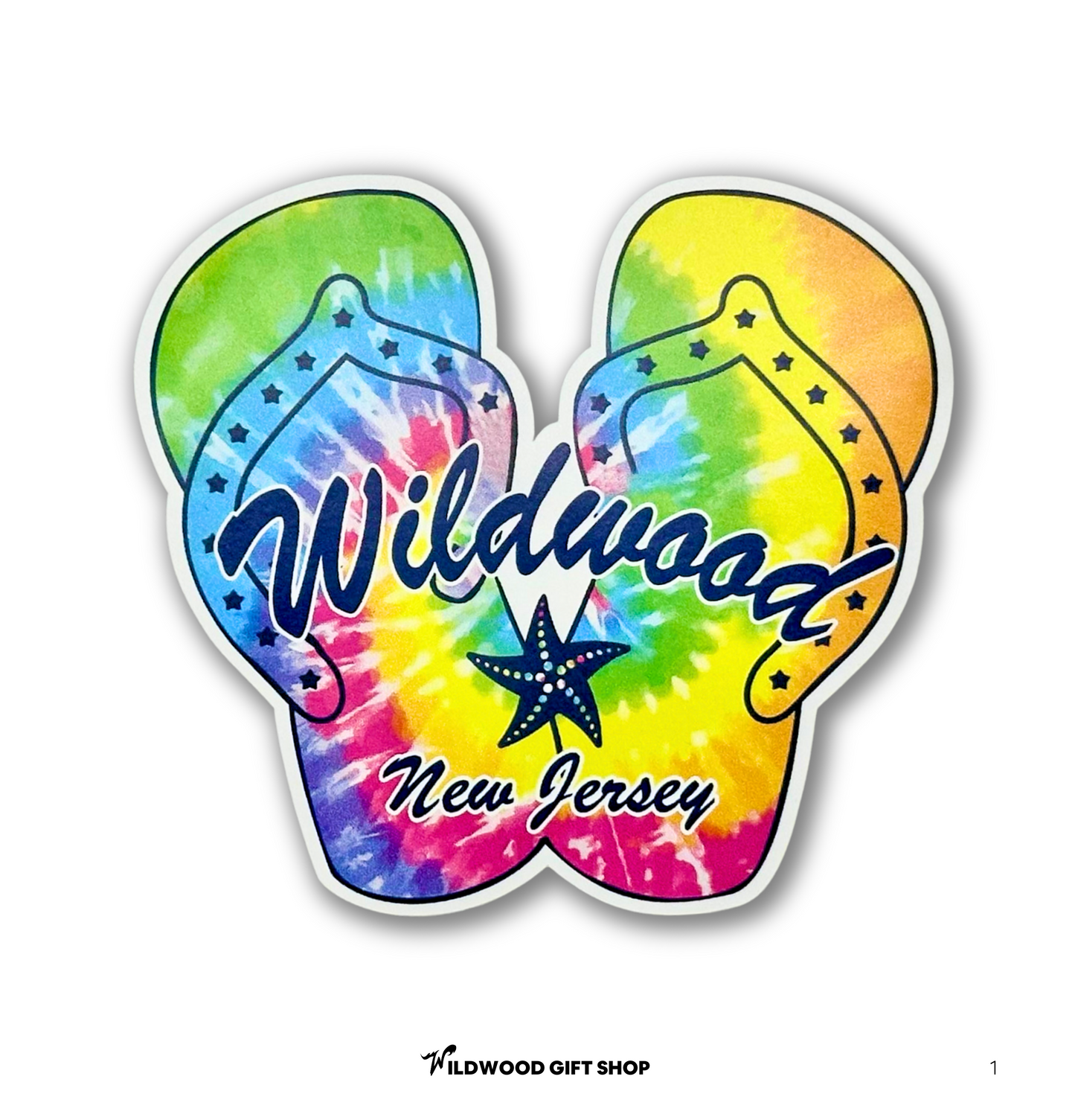 Tie Dye Wildwood Stickers