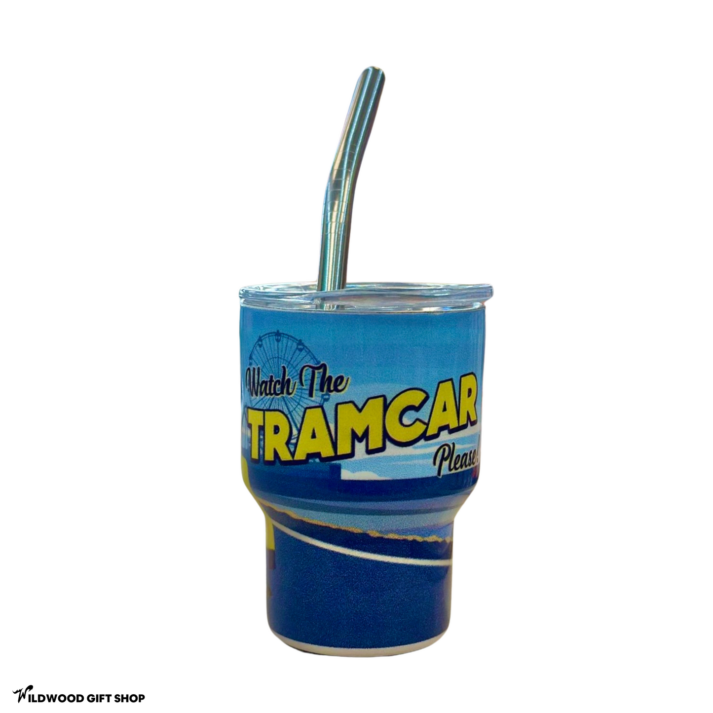 3oz Mini Tumbler “shot glass” w/straw #2