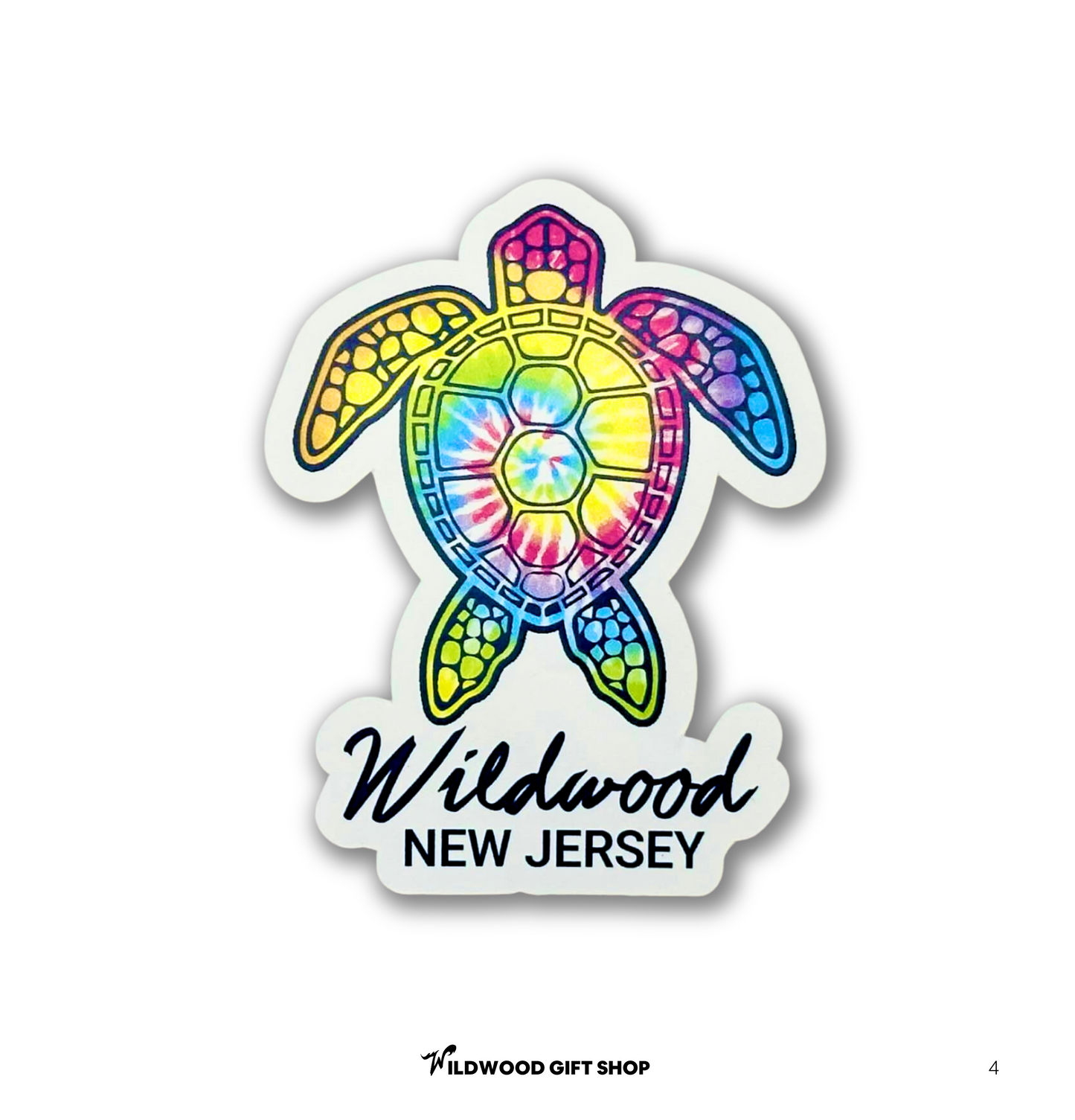 Tie Dye Wildwood Stickers