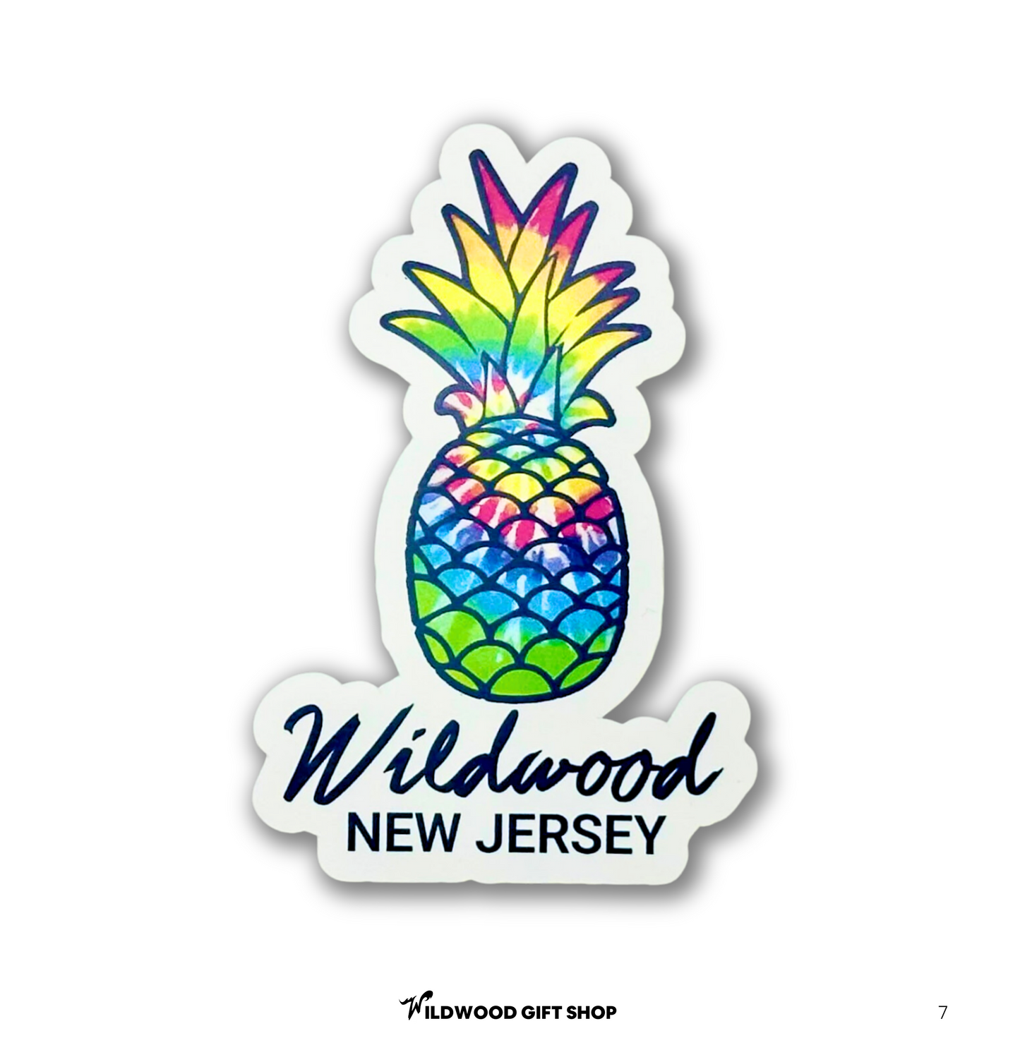 Tie Dye Wildwood Stickers
