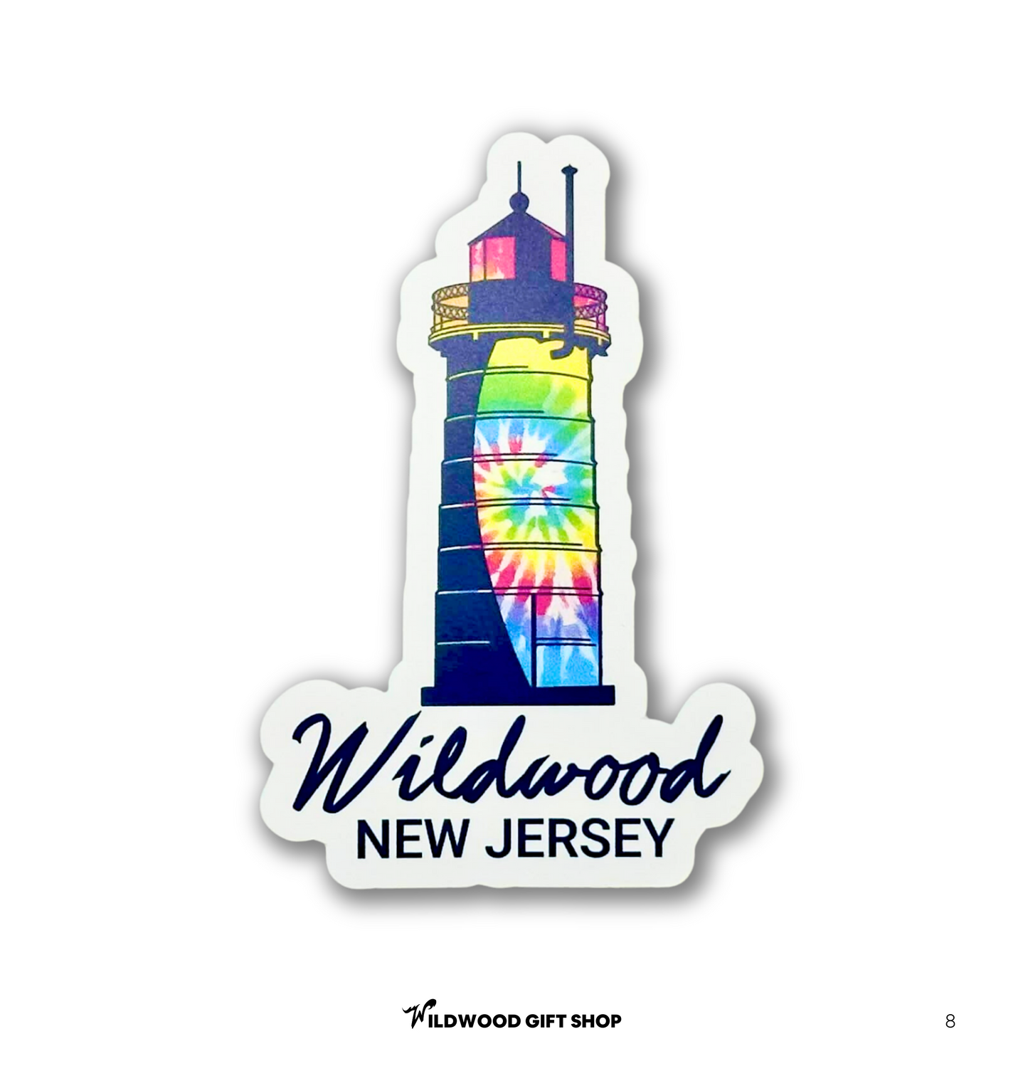 Tie Dye Wildwood Stickers