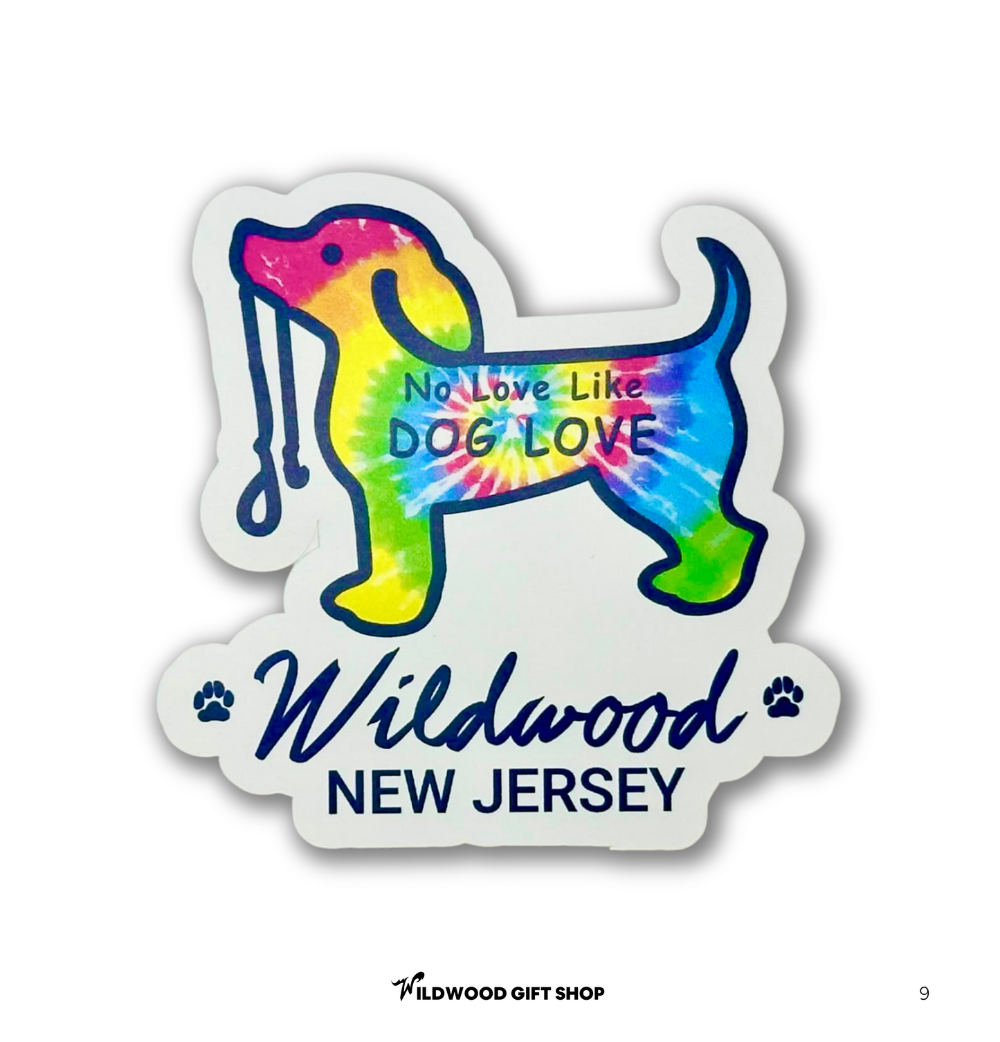 Tie Dye Wildwood Stickers