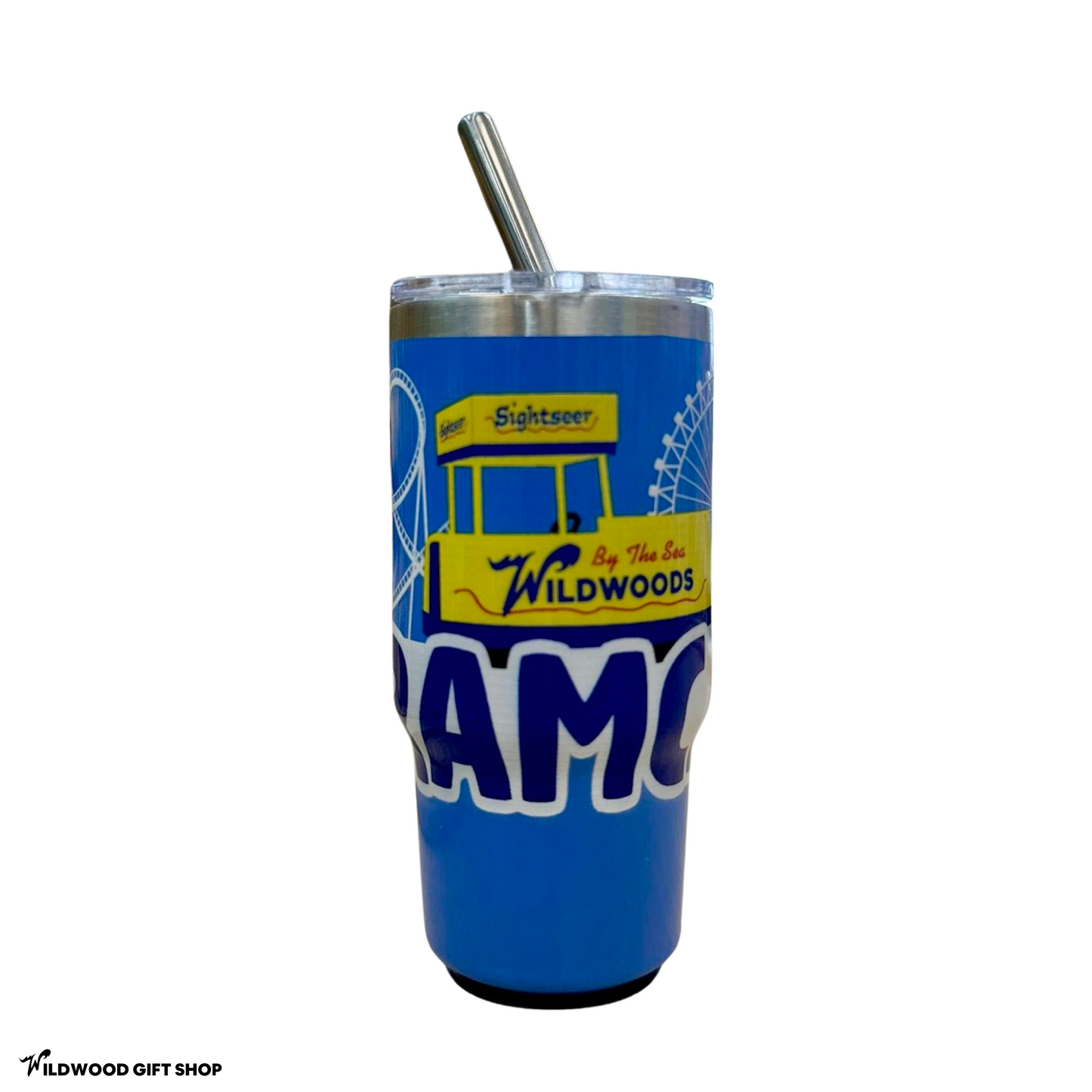 3oz Mini Tumbler “shot glass” w/straw #3