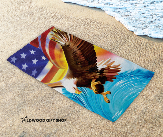 American Eagle Beach Towel (30x60)