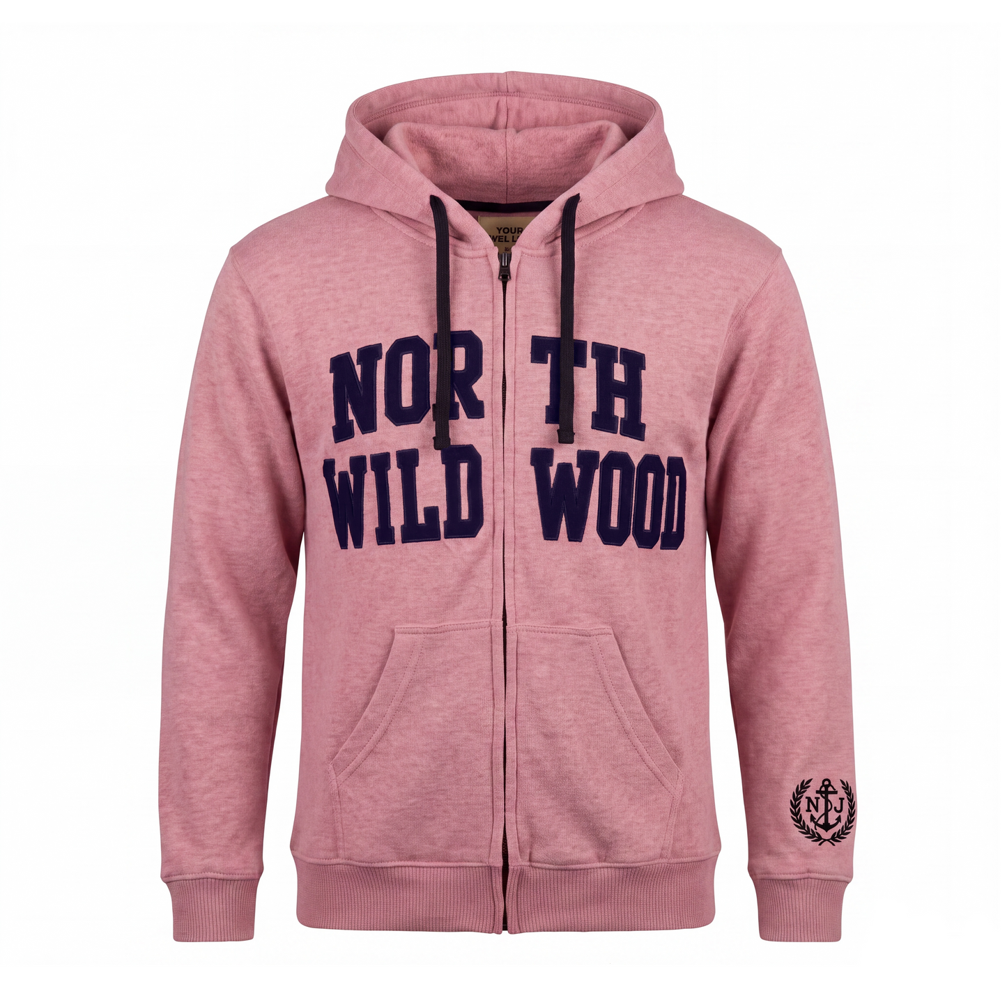 Wildwood Nantucket Zip-up Hoodies Embroidered