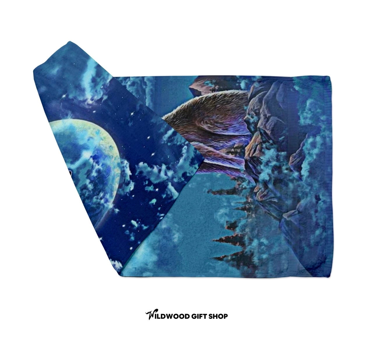 Night Wolves Beach Towel