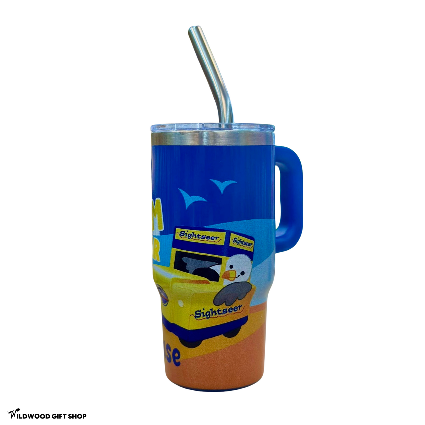 Mini Tumbler “shot glass” w/straw #1