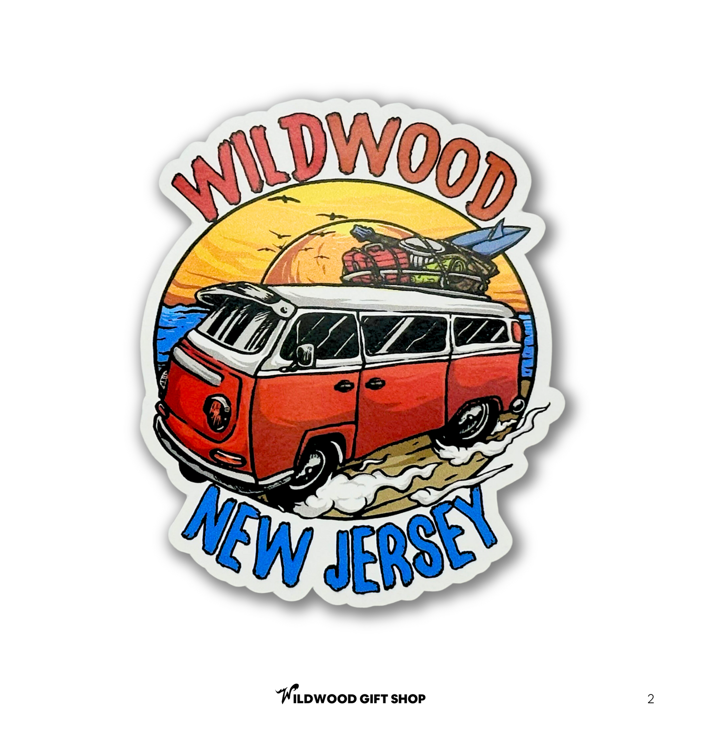 Circle Wildwood Stickers