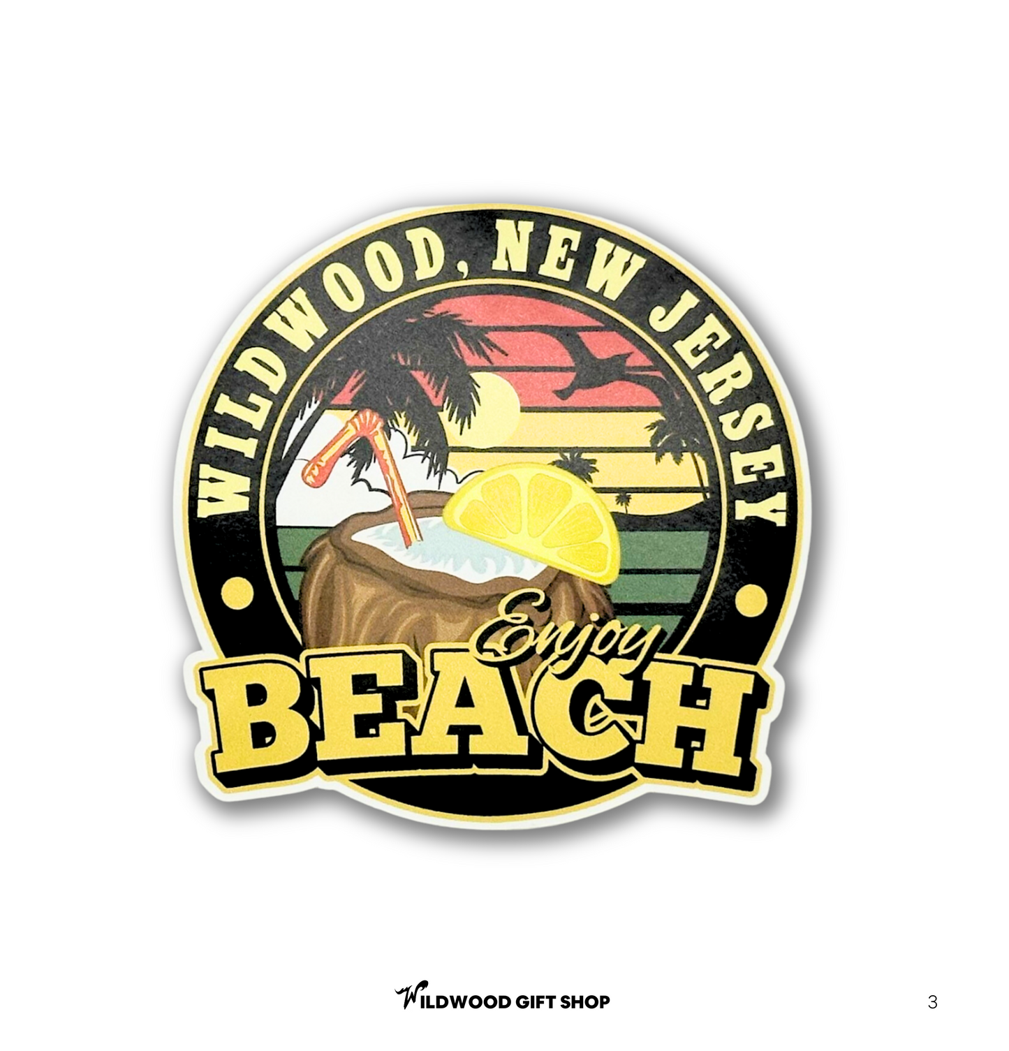 Circle Wildwood Stickers