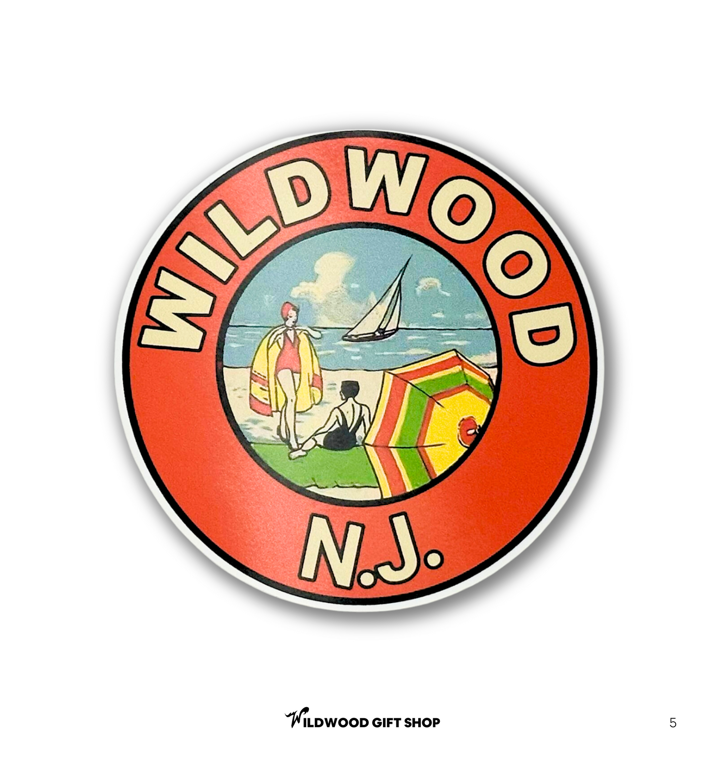 Circle Wildwood Stickers