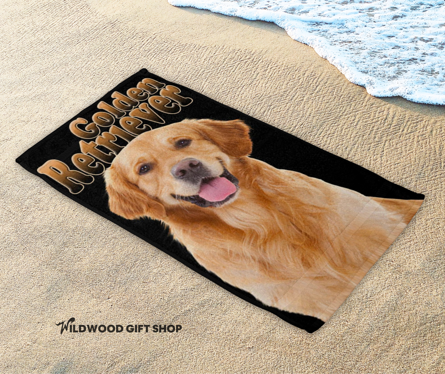 Golden Retriever Beach Towel (30x60)
