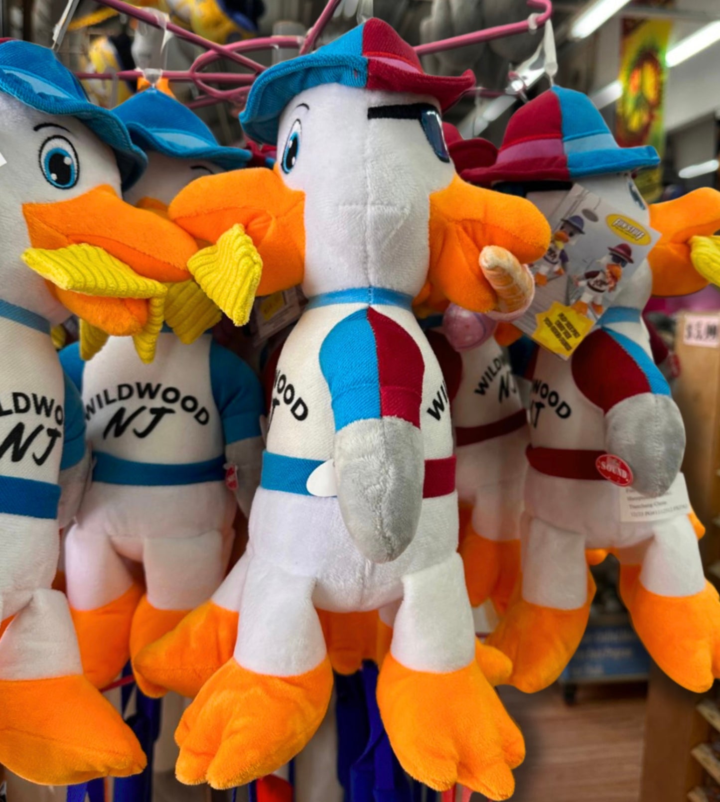 Two-Sided Seagull Plush