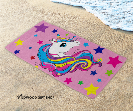 Unicorn Beach Towel (30x60)