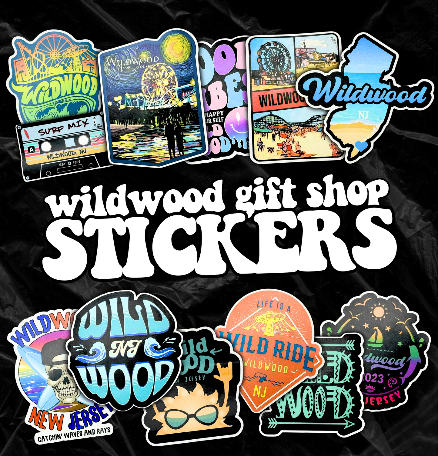 Mix Of Wildwood Stickers II