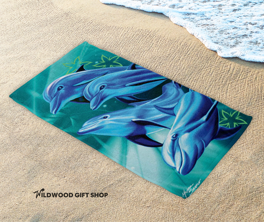 Dolphins II Beach Towel (30x60)