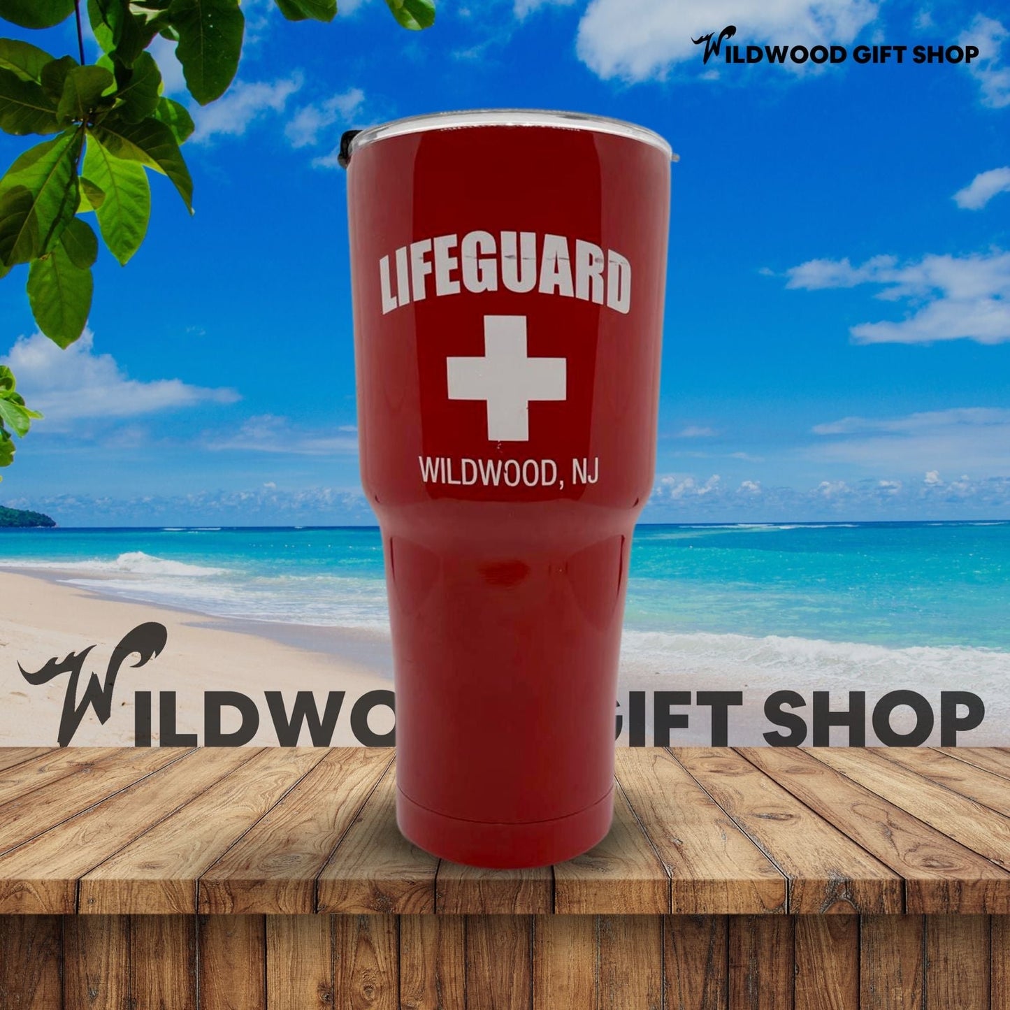 Red Lifeguard Tumbler