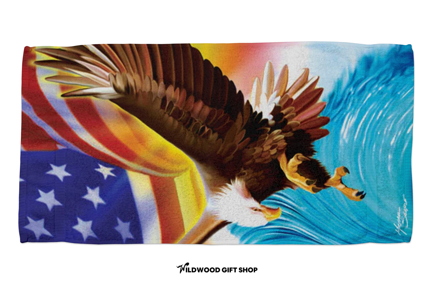 American Eagle Beach Towel (30x60)