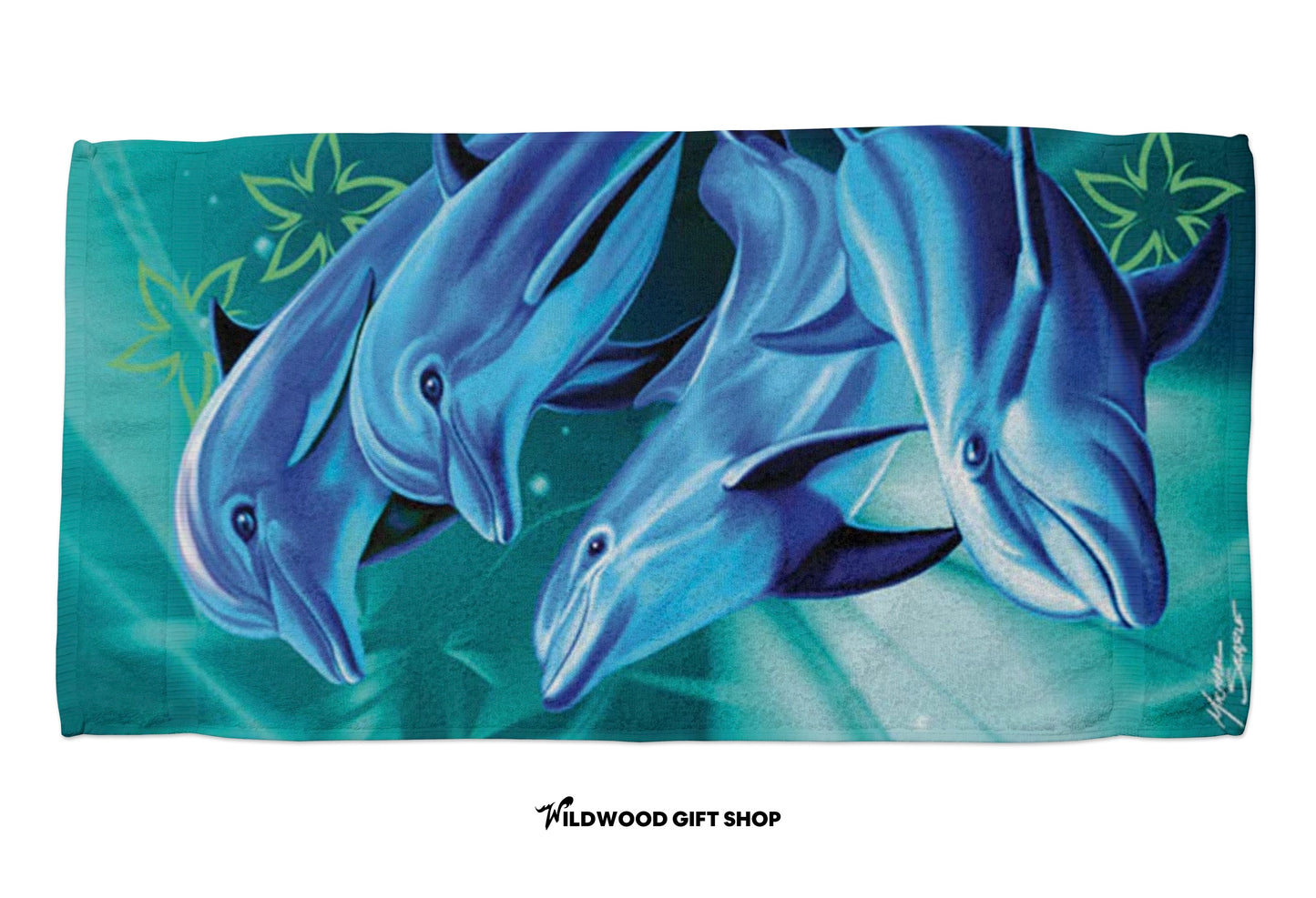 Dolphins II Beach Towel (30x60)