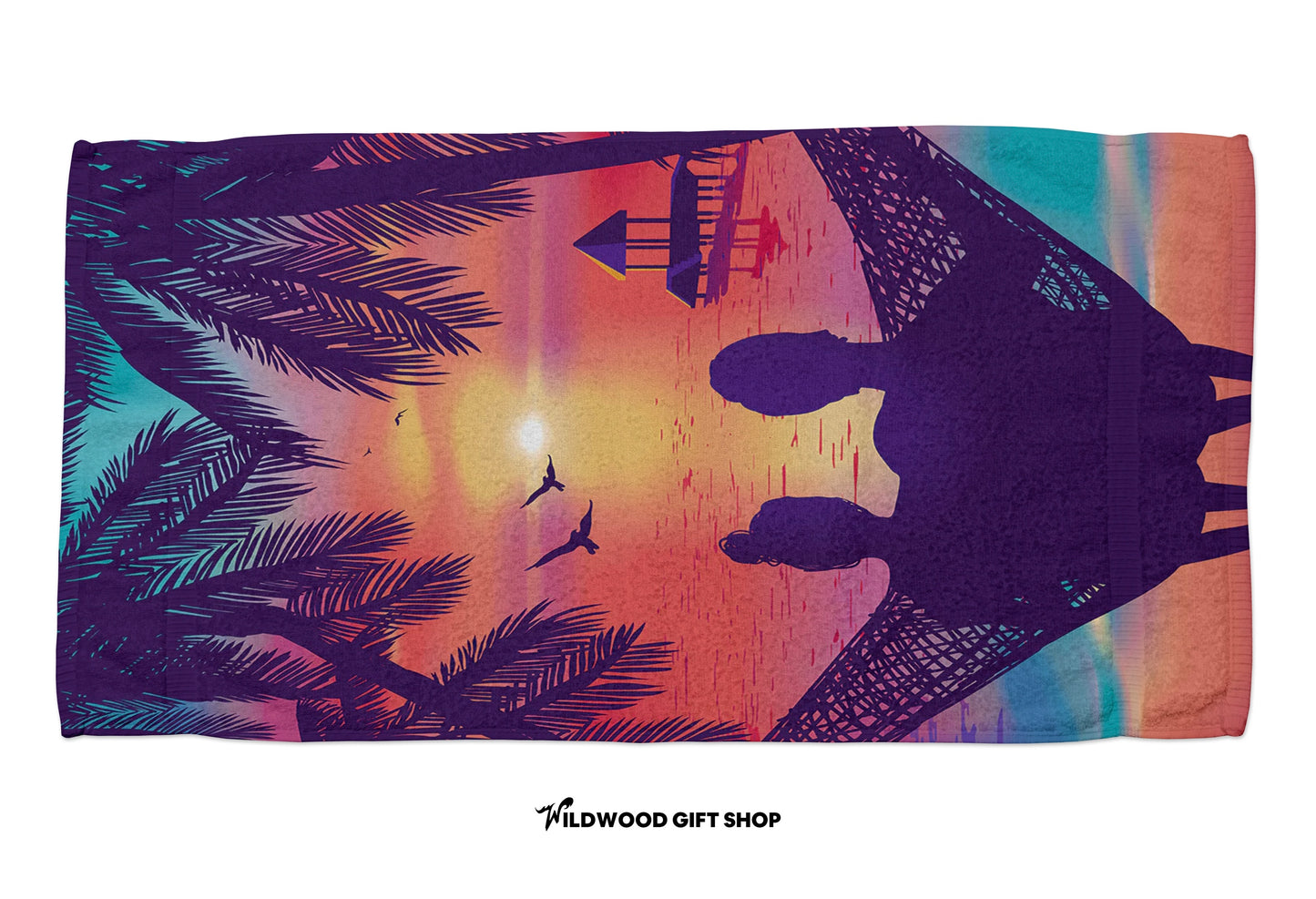 Sunset Beach Towel (30x60) - Wildwood Gift Shop