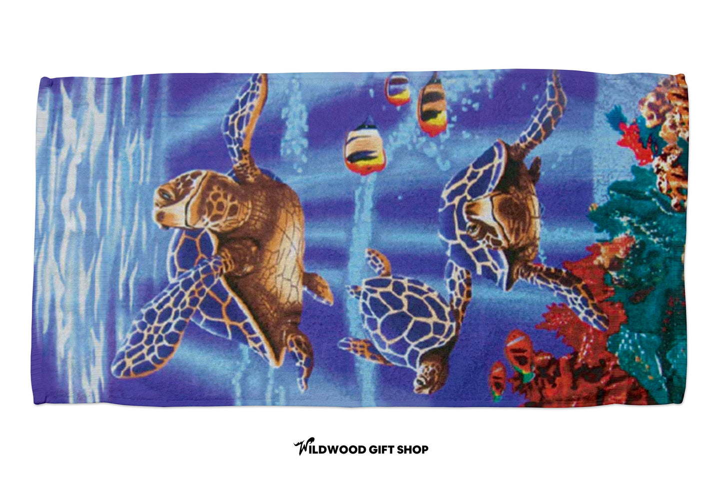 Sea turtles Beach Towel (30x60) - Wildwood Gift Shop