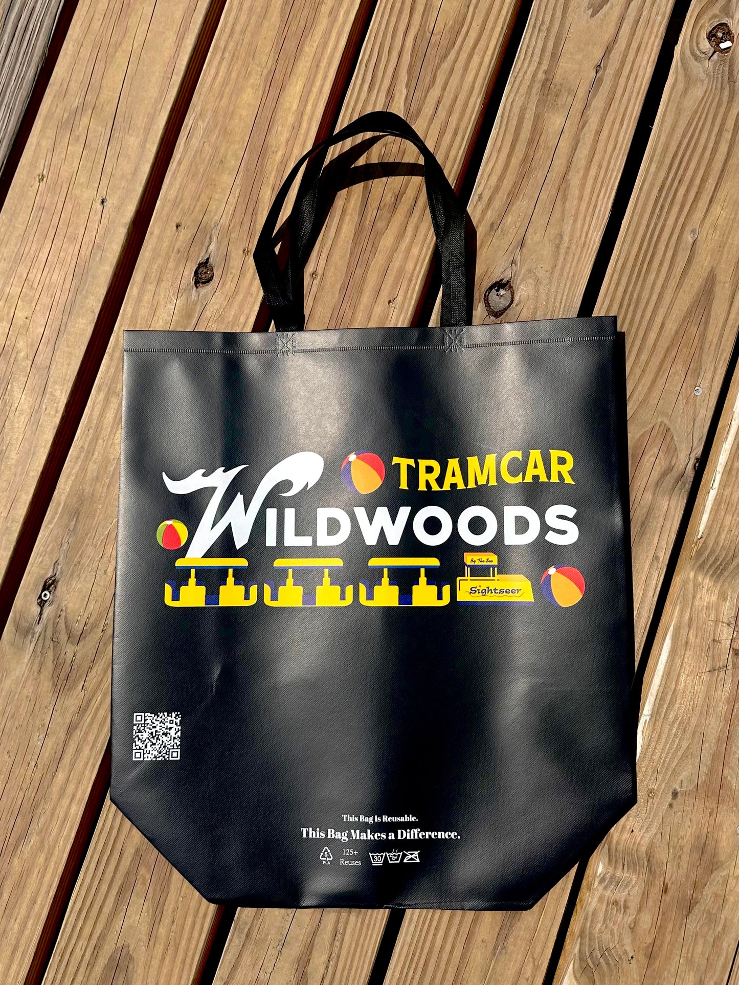 Wildwood Beach Balls Reusable Bag