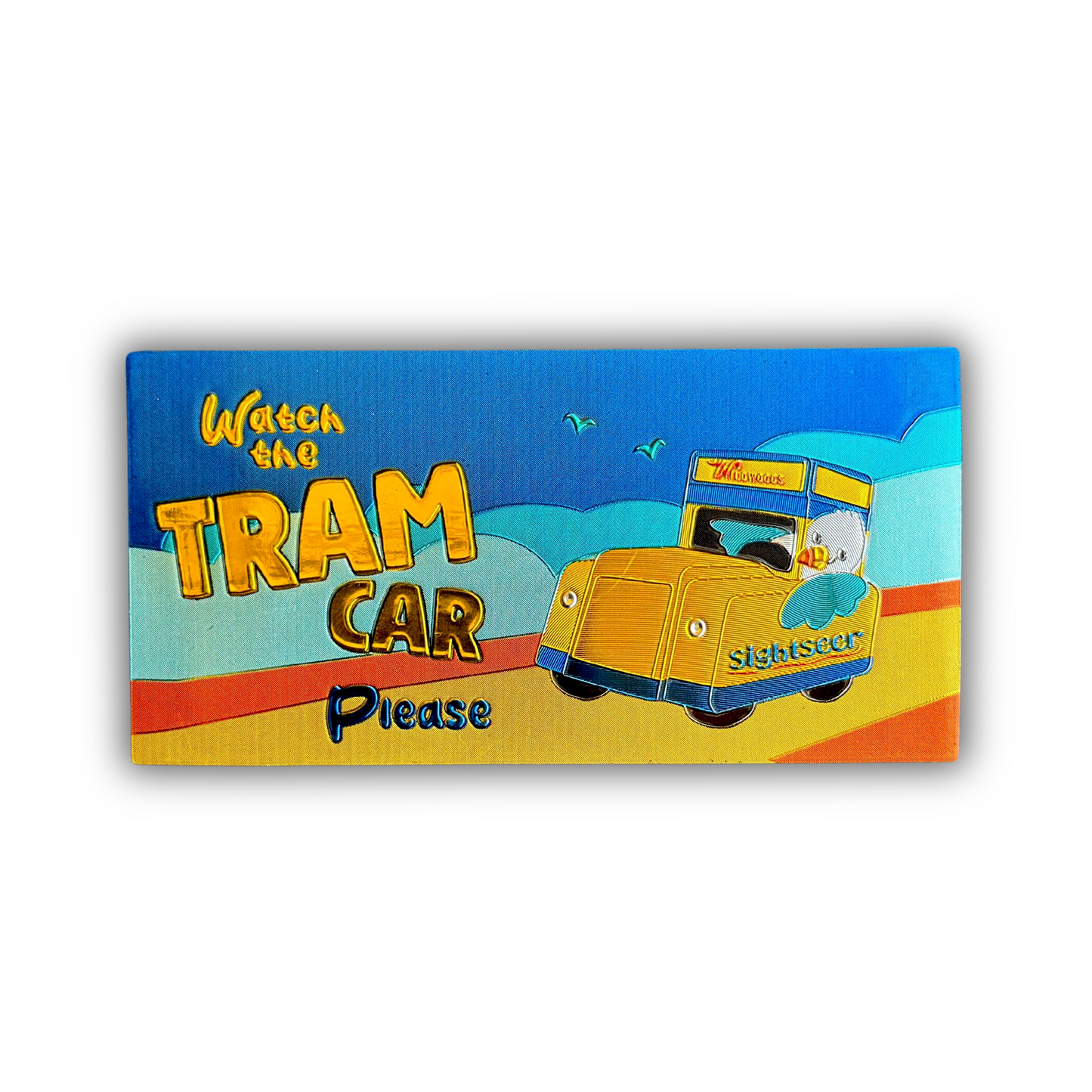 Tramcar&Seagull magnet