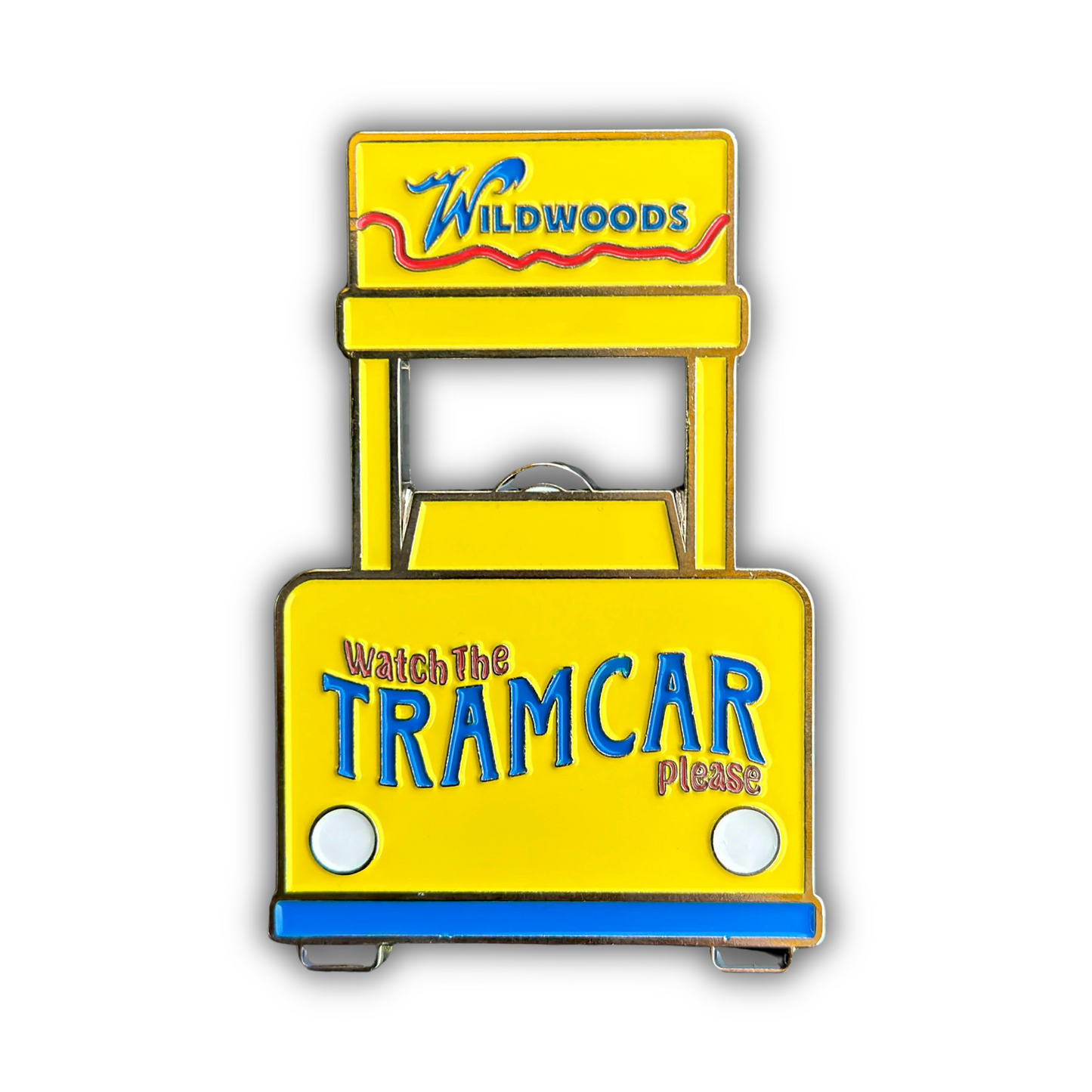 Tramcar front magnet