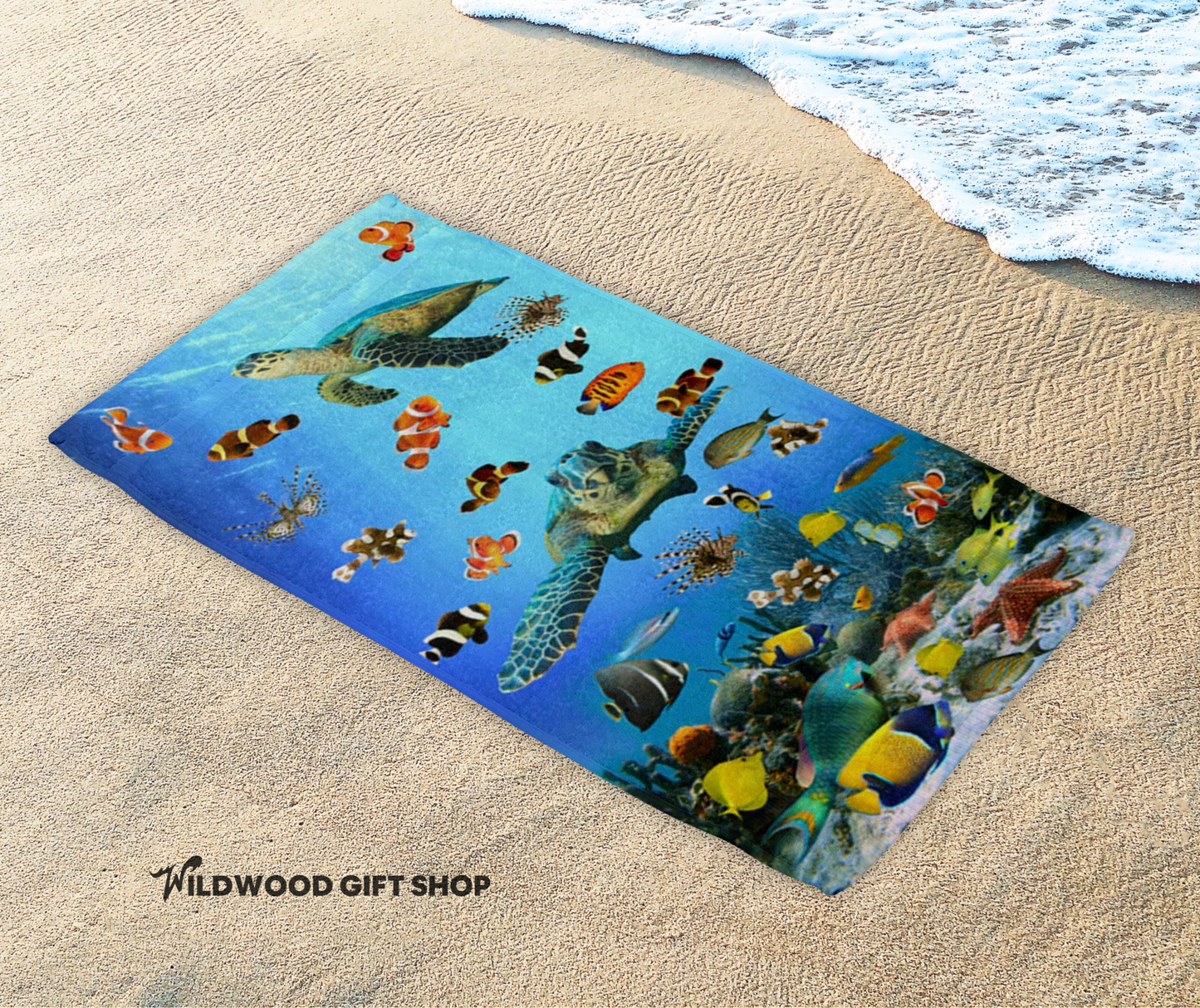 Sea Life Beach Towel (30x60)