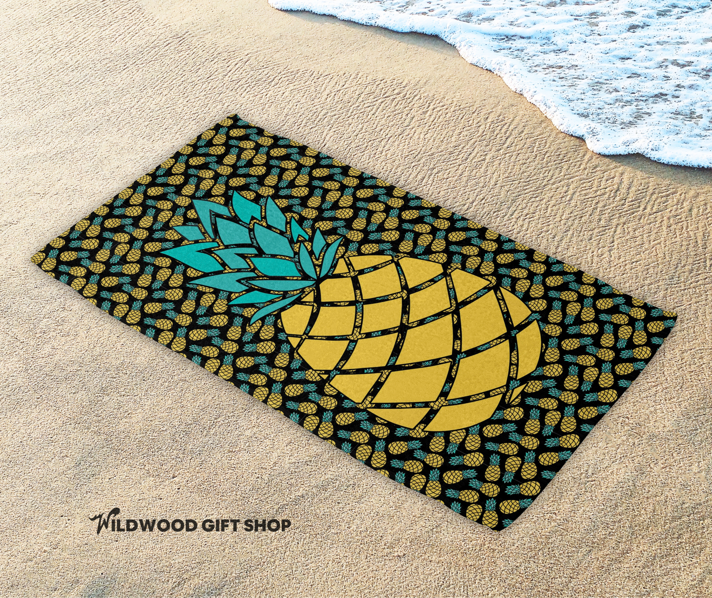Pineapple Beach Towel (30x60)