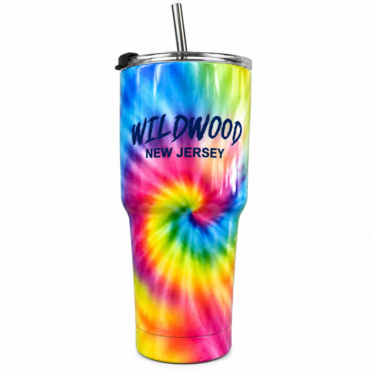 Classic Rainbow Tie-Dye Tumbler