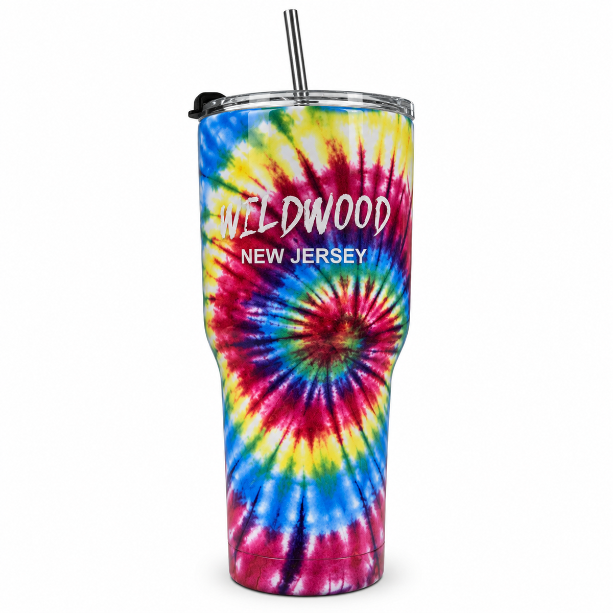 Rainbow Spiral Tumbler