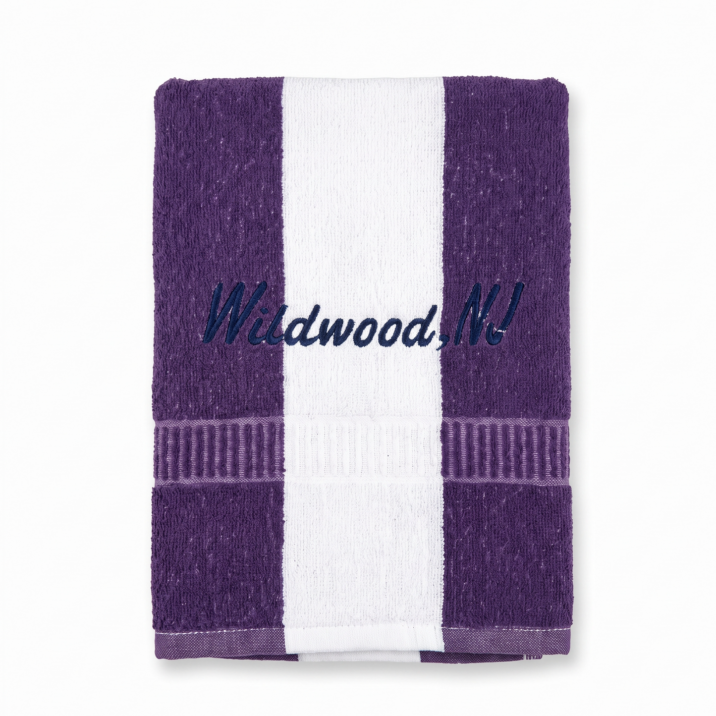 Wildwood NJ Striped Beach Towel – 28x58