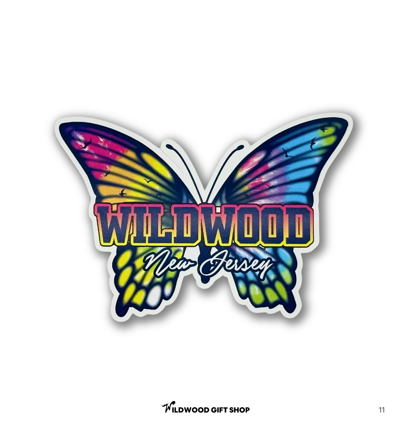 Tie Dye Wildwood Stickers