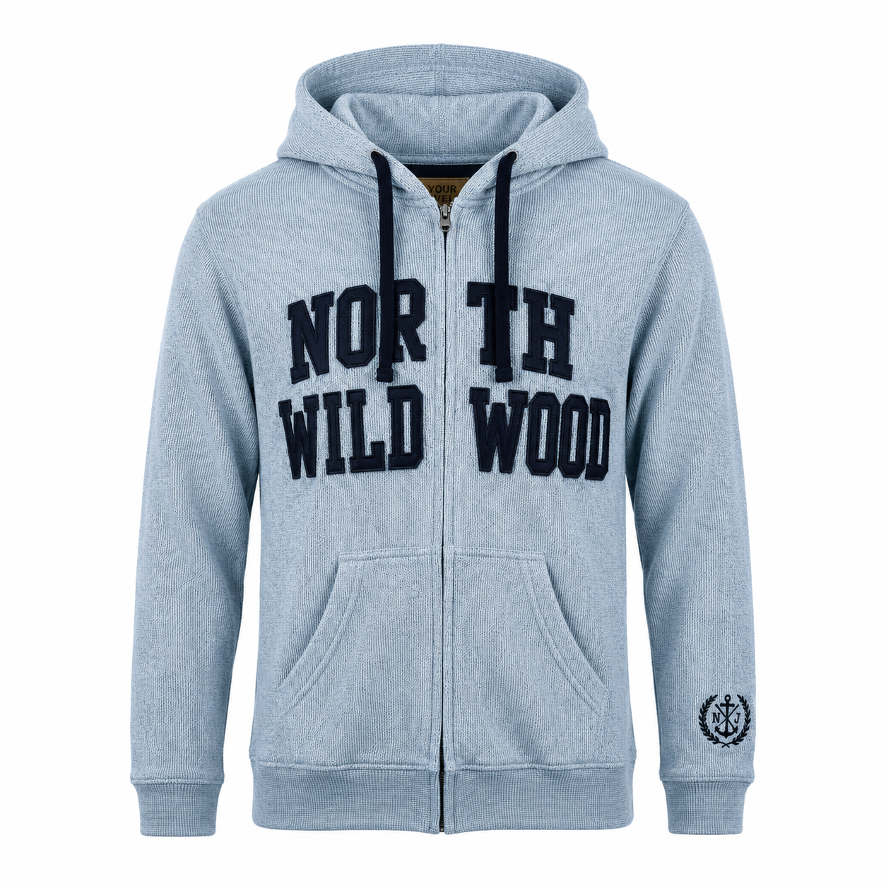 Wildwood Nantucket Zip-up Hoodies Embroidered