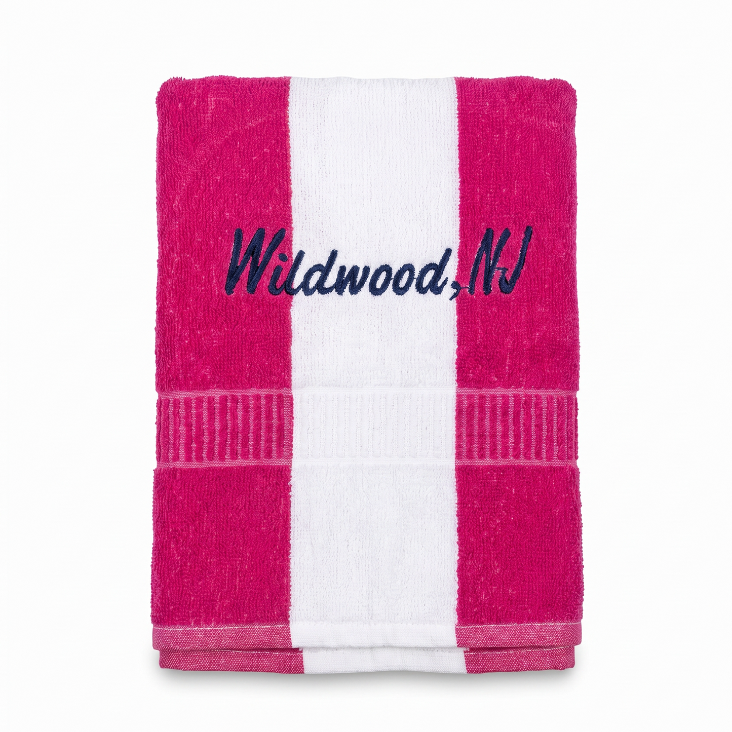 Wildwood NJ Striped Beach Towel – 28x58