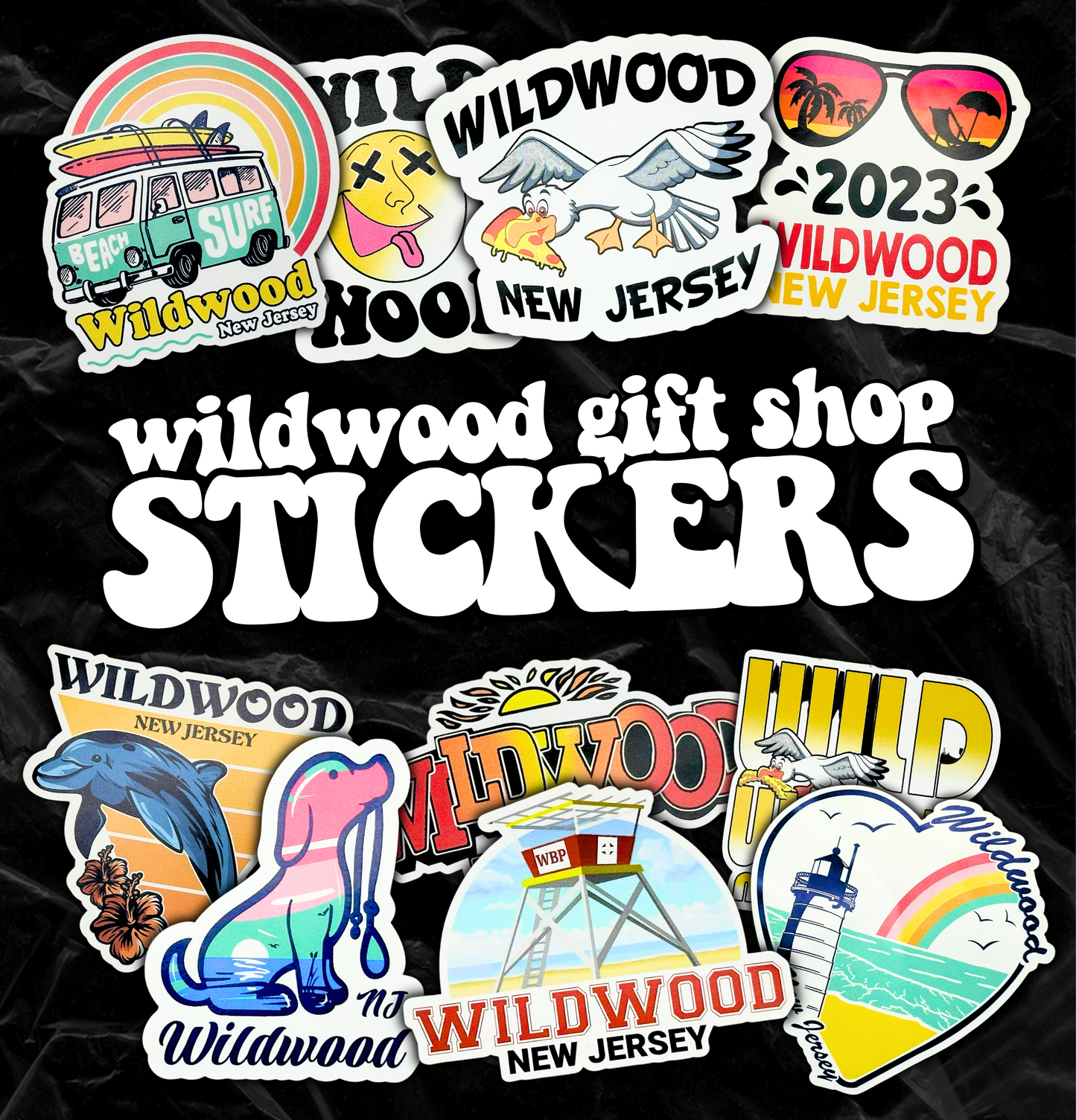 Mix Of Wildwood Stickers I