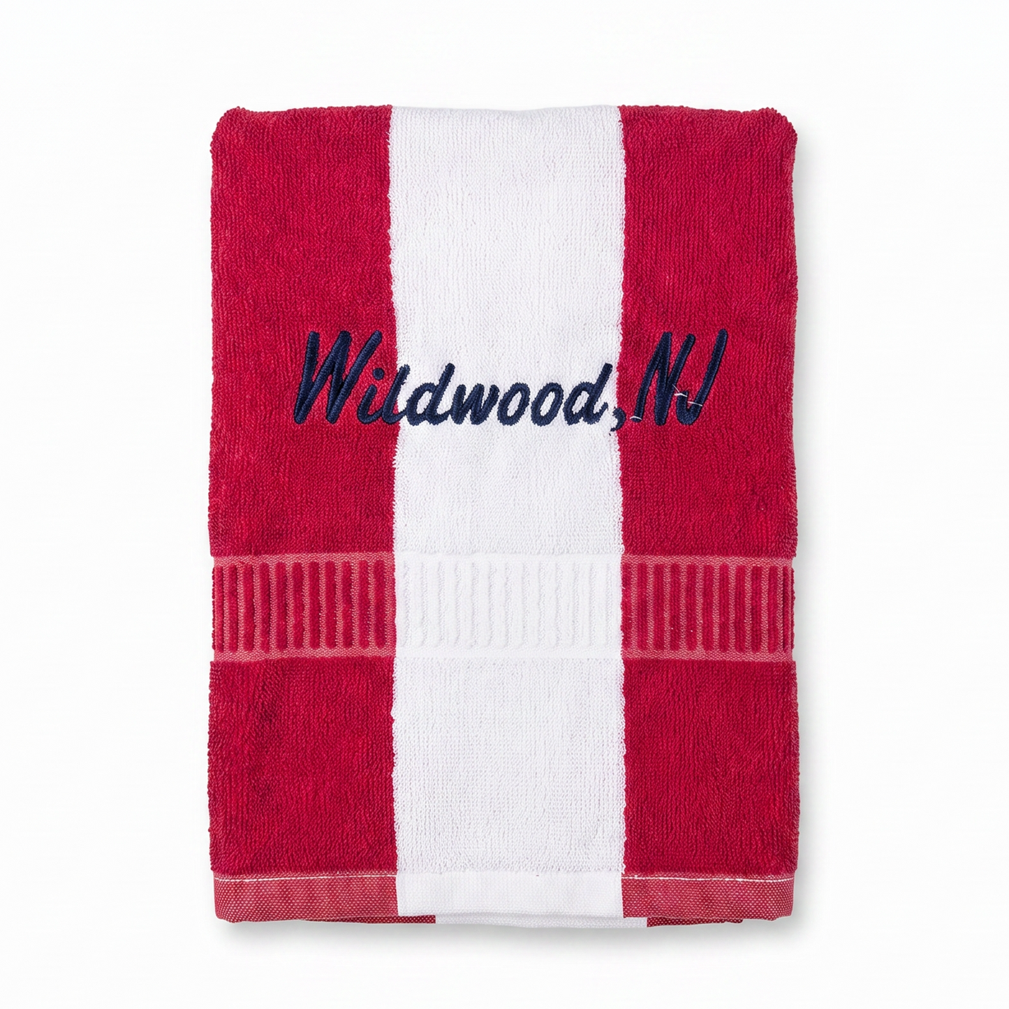 Wildwood NJ Striped Beach Towel – 28x58