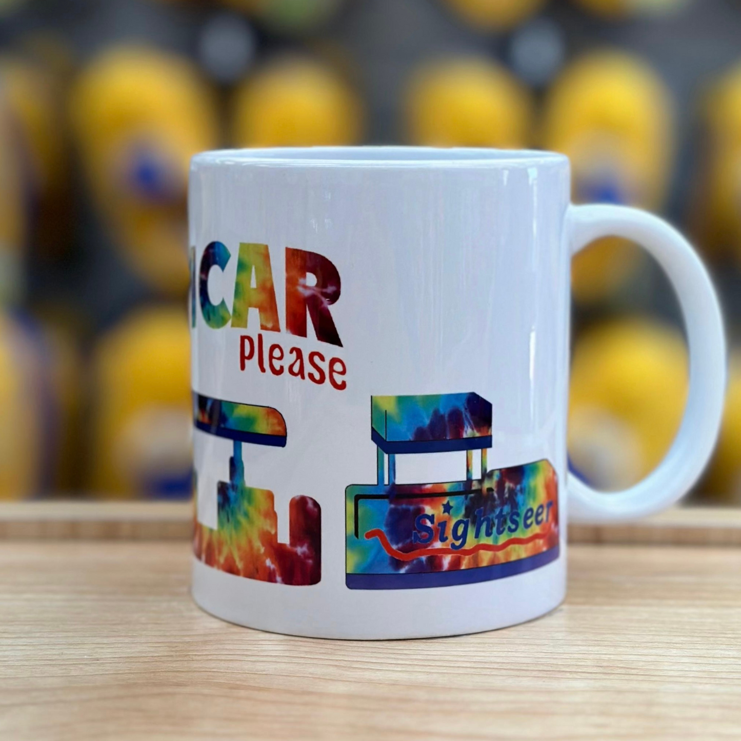 Tramcar Tie-Dye Mug