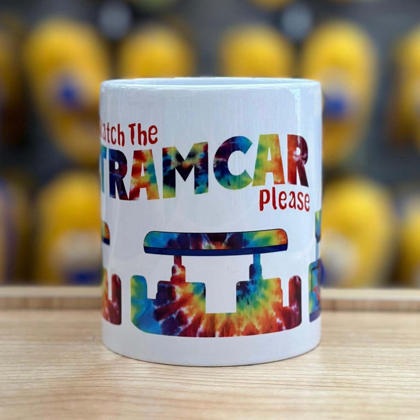 Tramcar Tie-Dye Mug