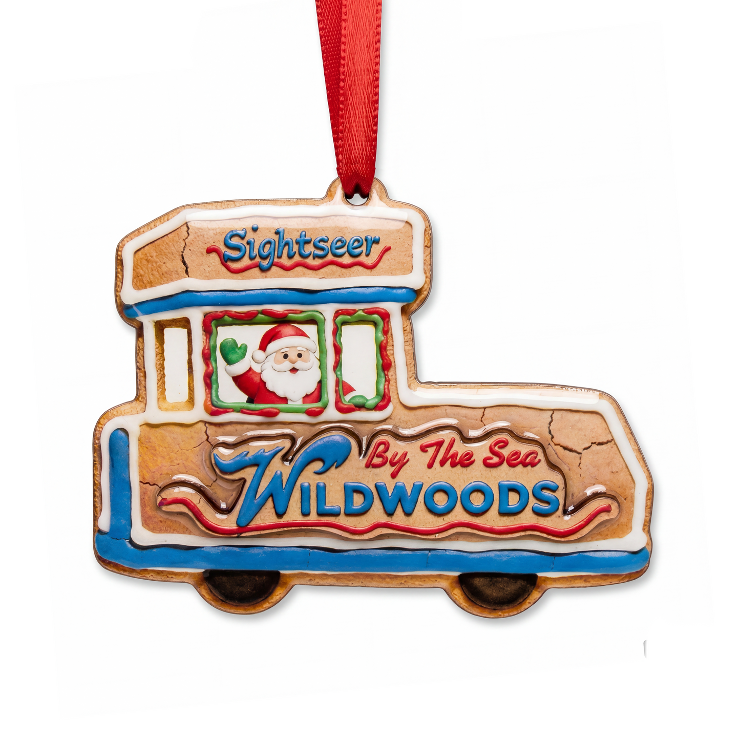 Wildwood Gingerbread Tramcar Ornament