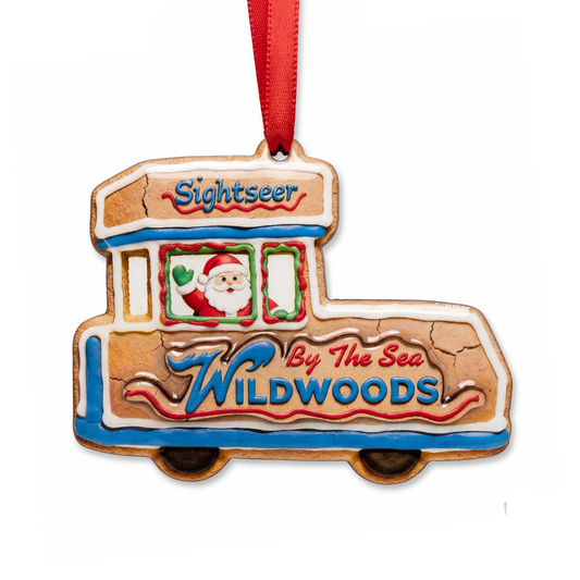 Wildwood Gingerbread Tramcar Ornament
