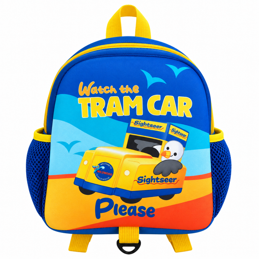 Tramcar Backpack with detachable safety straps