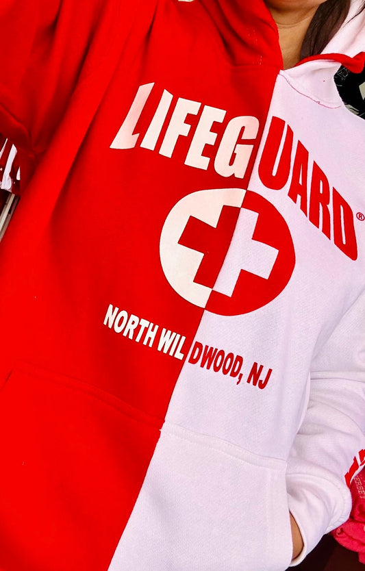 North Wildwood Lifeguard Split Hoodie