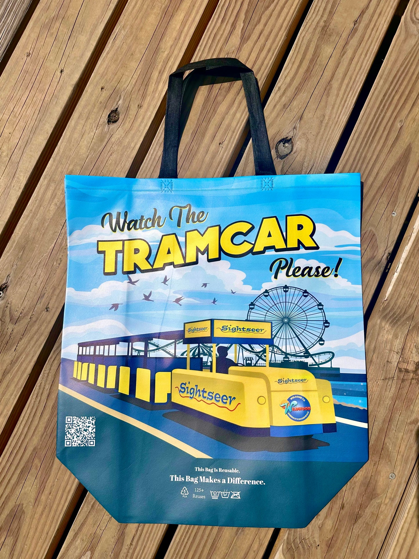 Tramcar Scenic Ride Reusable Bag