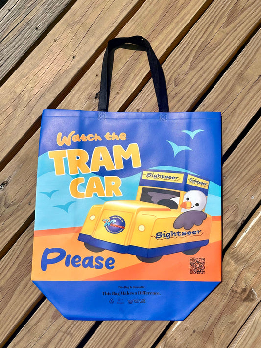 Tramcar with Seagull Reusable Bag