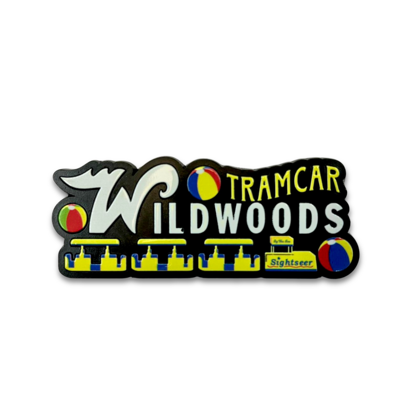 Wildwood balls sign magnet