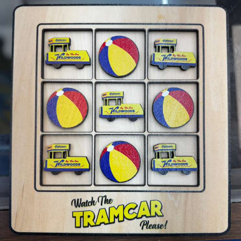 Wooden Tic-Tac-Toe Game
