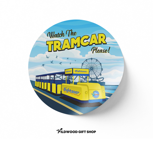 Tramcar Scenic Ride Sticker
