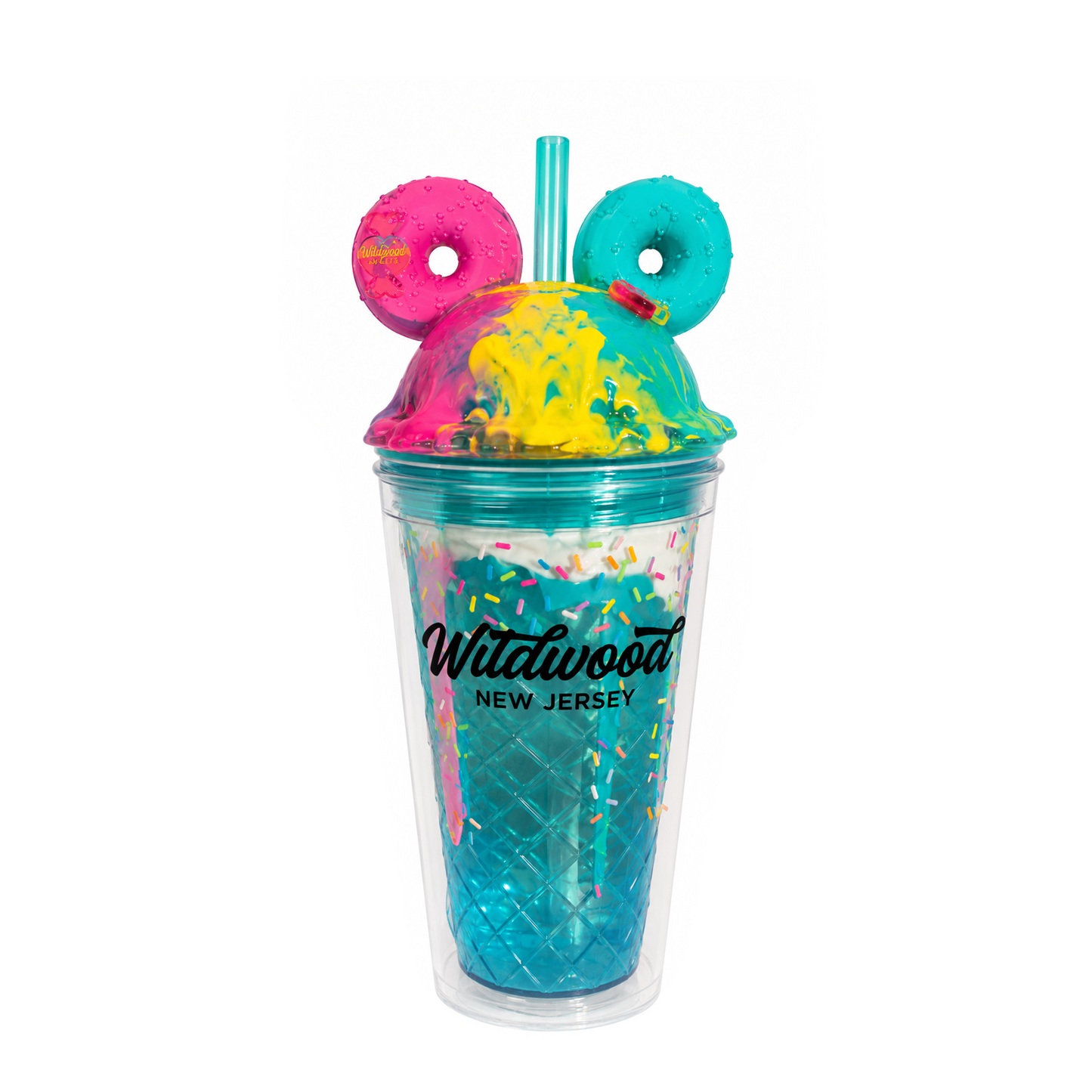 Rainbow Donut Tumbler