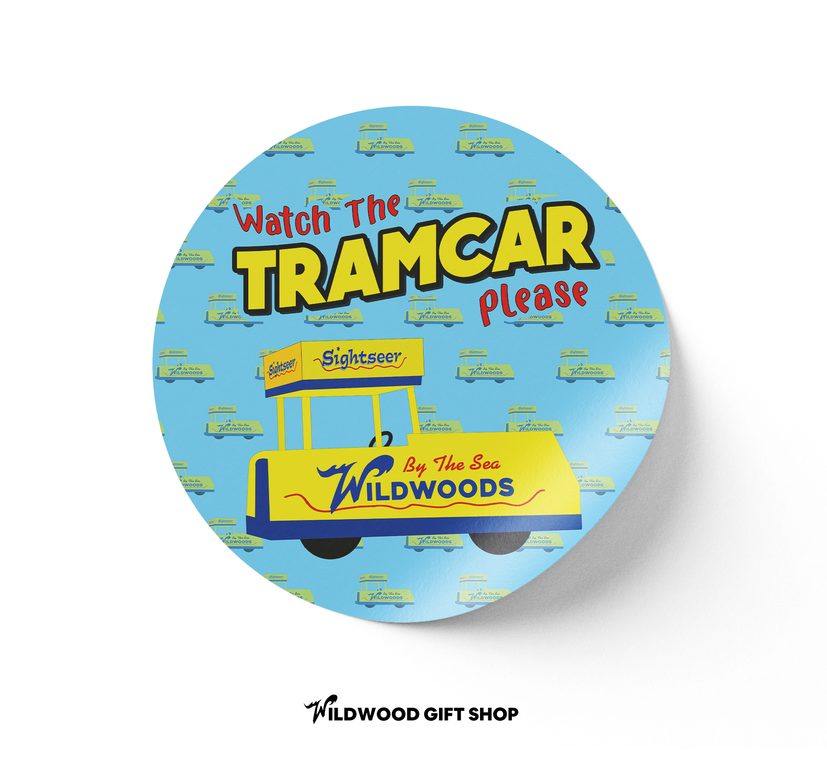 Watch the Tramcar Sticker – Wildwood Gift Shop